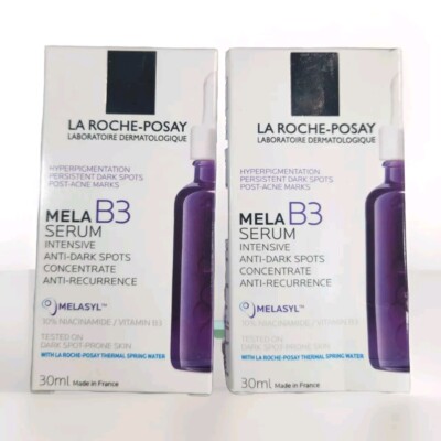 2 Pack La Roche-Posay Mela B3 Serum Dark Spot Corrector 30ml/1fl