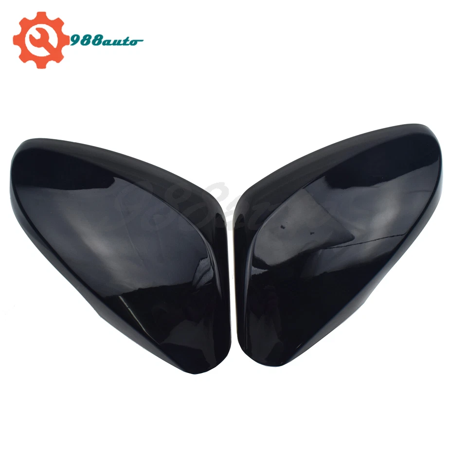 Par de cubiertas de espejo retrovisor derecho derecho derecho para Hyundai Elantra 2011-2016 con orificio de señal Foto 3 de 4