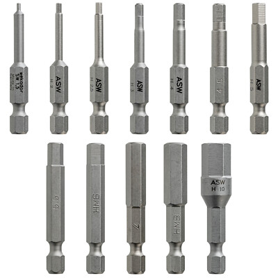 Sechskant Bit für Innensechskant L50mm wahlweise HEX 1,5 2 2,5 3 4 5 6 7 8 10mm