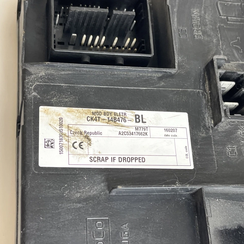 Ford Transit 2016 módulo de control de carrocería fusible interior Bcm OEM CK4T-14B476-BL Foto 2 de 4