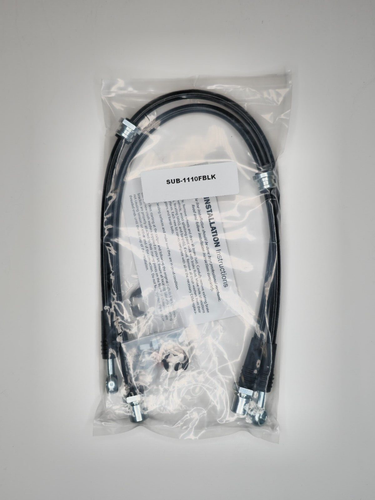 For Subaru Impreza WRX STi FRONT + REAR Techna-Fit Stainless Steel Brake Lines