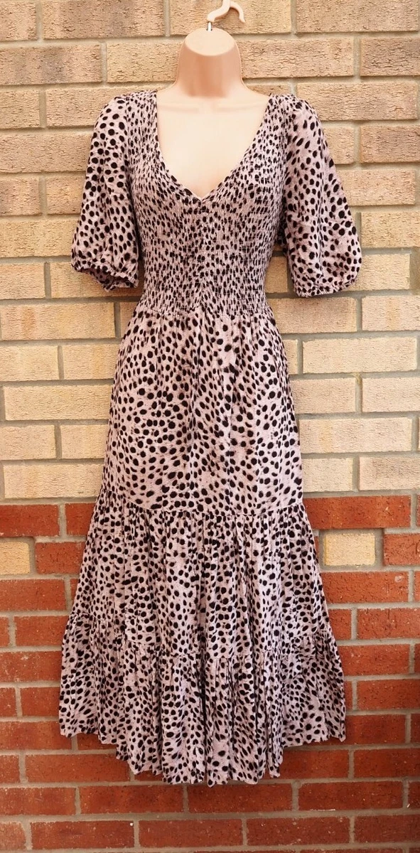 New look clearance leopard midi dress
