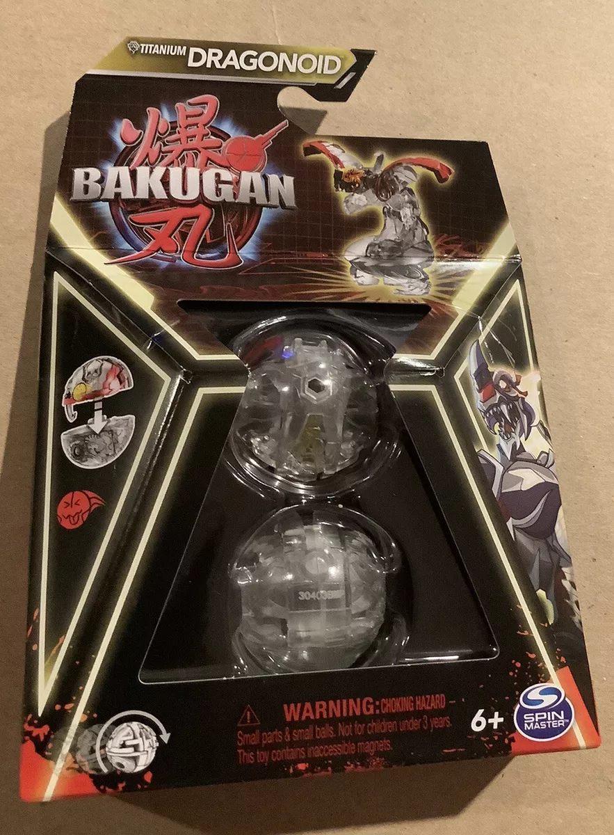 NEW 2023 BAKUGAN GEN 3 DIAMOND TITANIUM DRAGONOID SINGLE PACK CHASE