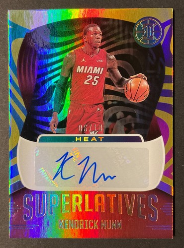 2020 Panini Illusions Basketball Gold Kendrick Nunn #SUP-KNU