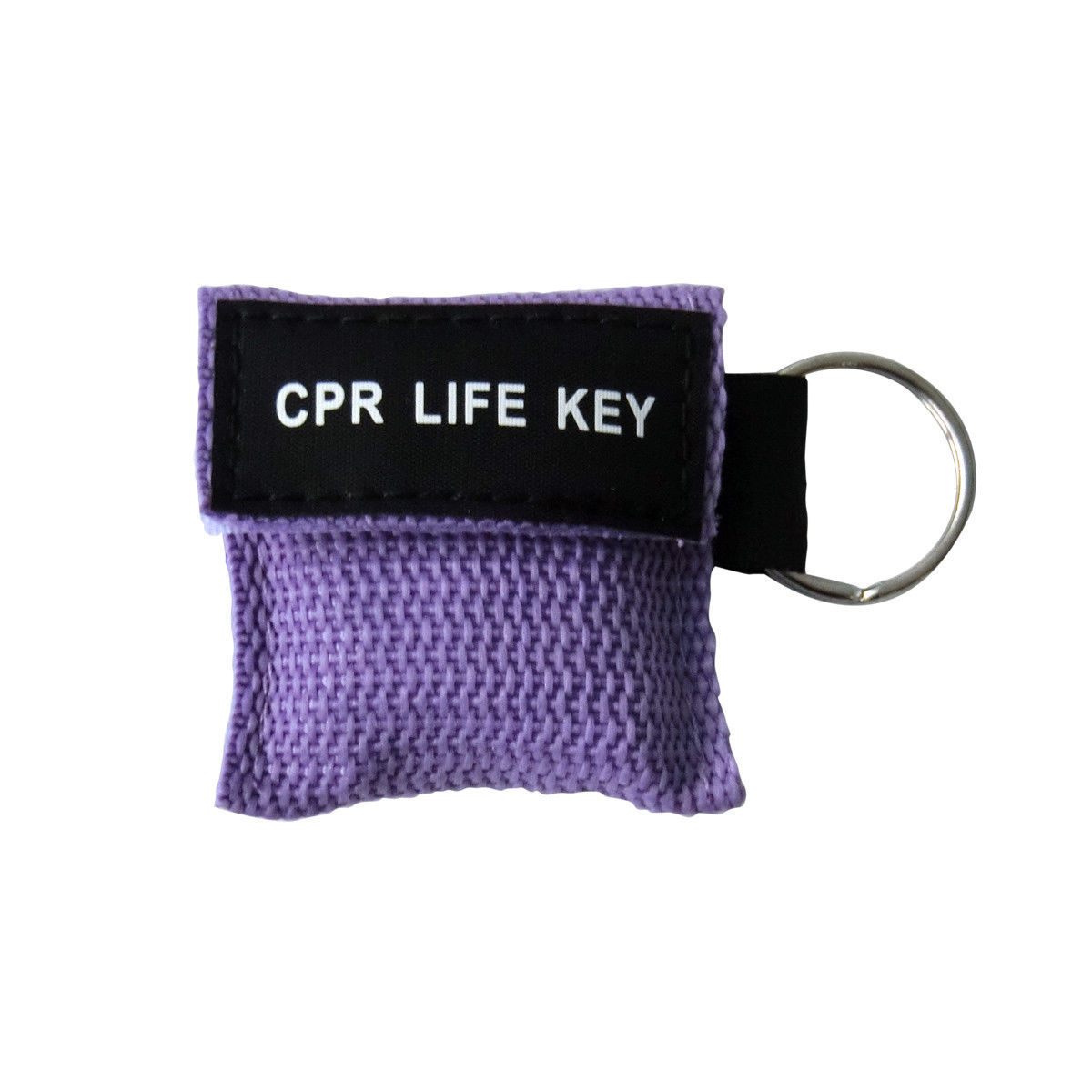 100 Masques De Protection RCR / CPR Avec Valve Unidirectionnelle - Porte-clés, Pochette Nylon - Neuf