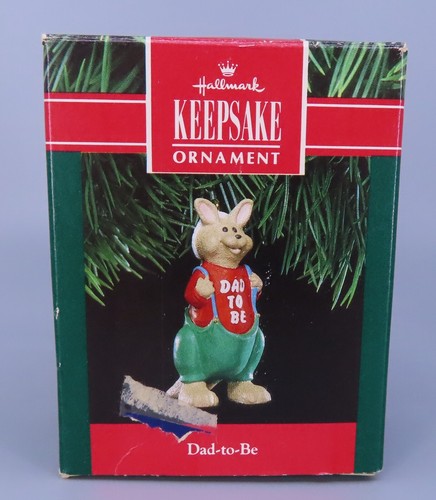 Hallmark Keepsake Ornament - DAD -TO-BE- 1991 - with Box Christmas Kangaroo - Picture 8 of 10