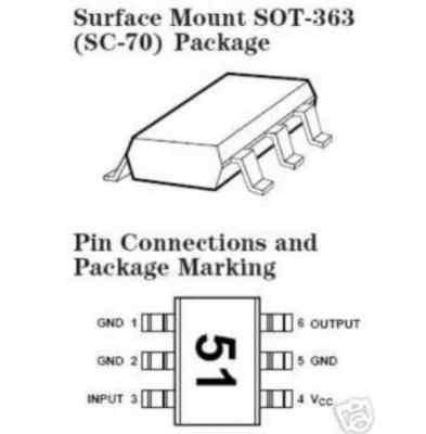 INA-51063 2.4 GHz  MMIC Amplifier  HF Opamp