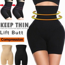 Mujeres de cintura alta bragas Slim Belly Control Body Shaper Faja Pantal n
