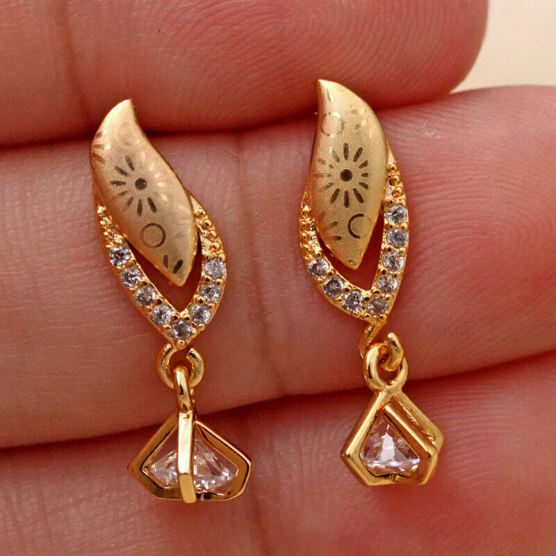 Baby Earrings in Gold -Gold Earrings for Kids -Small Hoop Earrings -22K Gold  -Indian Gold Jewelry -Buy Online