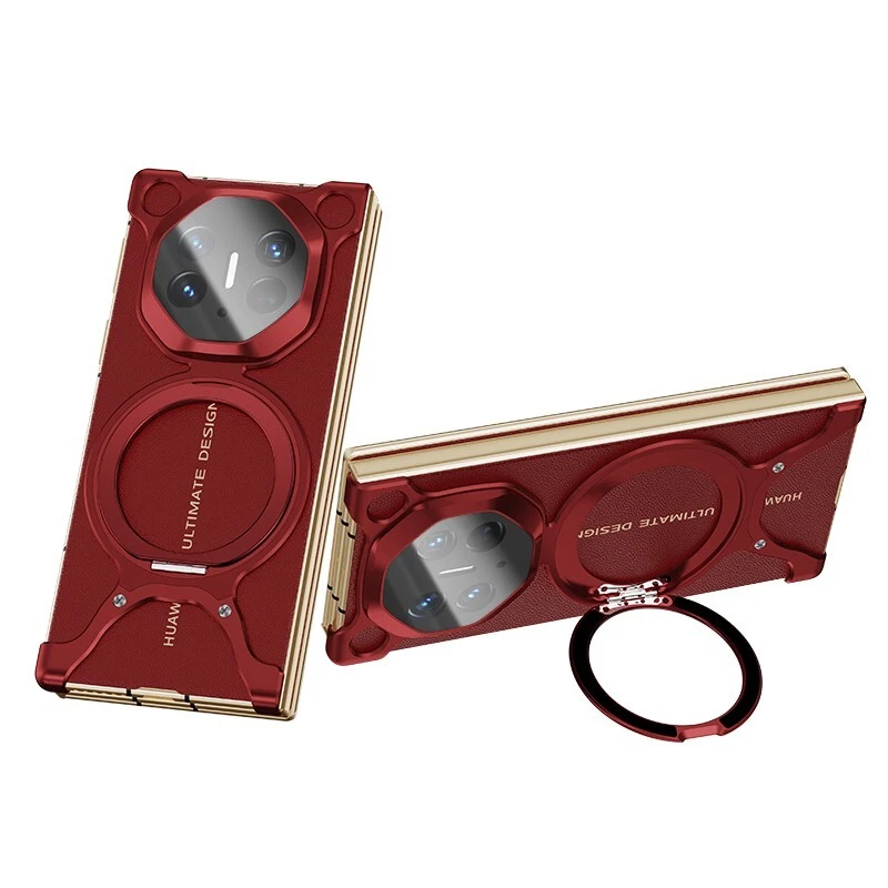 Magnetic Aluminum Metal Frameless Bumper Stand Case For Huawei Mate XT - Image 3 of 4