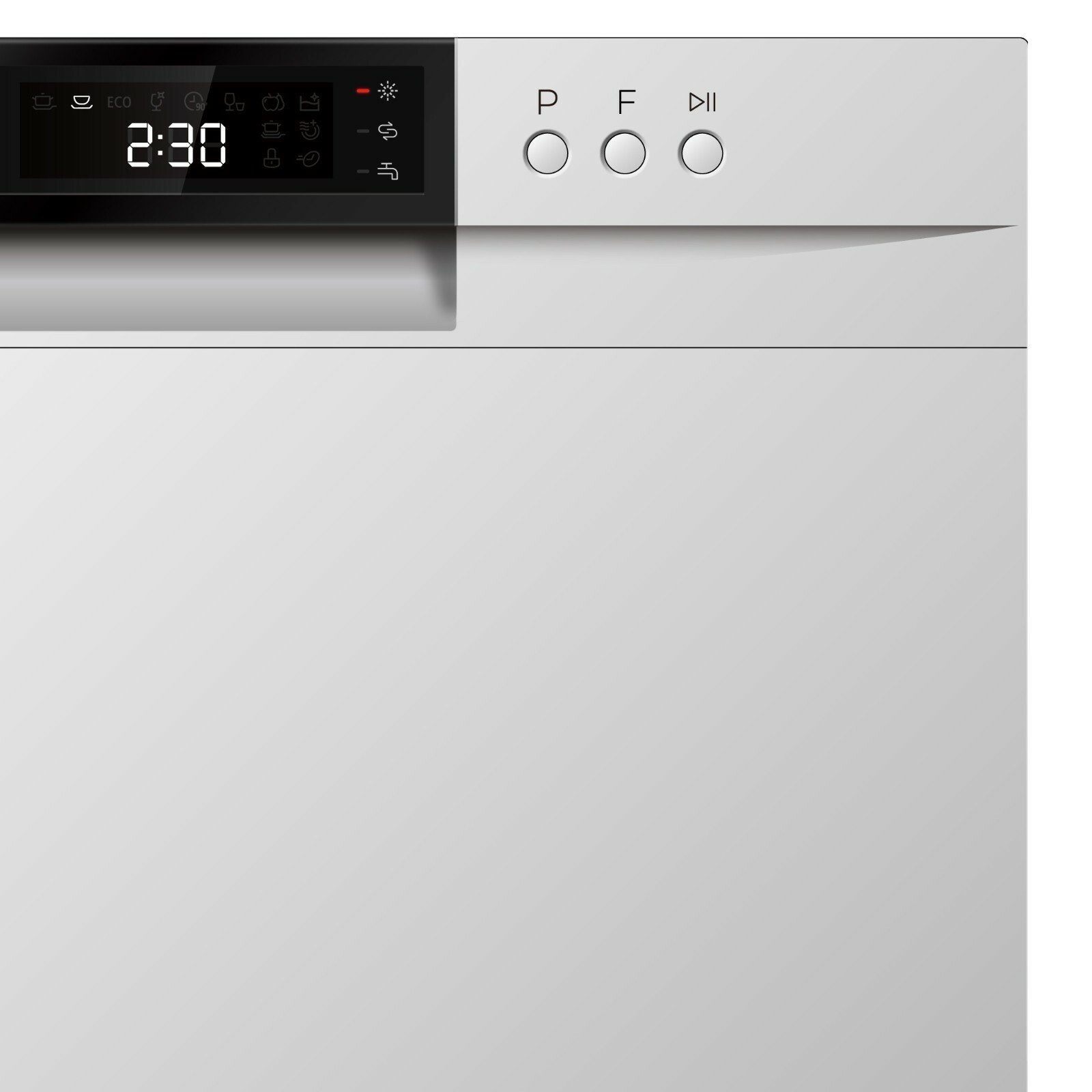 Cookology CTTD8WH White Table Top Dishwasher 8 place settings XL Mini