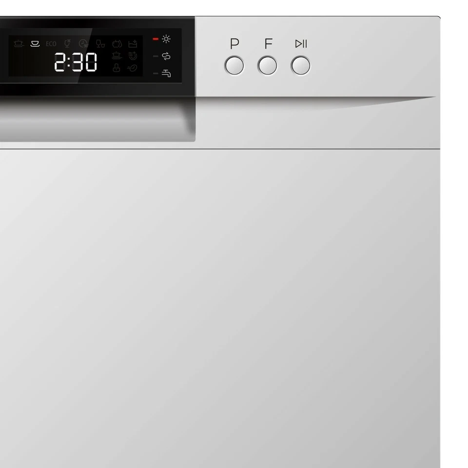 Cookology Table Top Dishwasher 8 Place Settings Freestanding - White CTTD8WH - Image 4 of 4