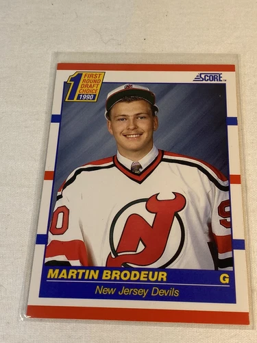 1990 SCORE #439 MARTIN BRODEUR ROOKIE CARD NEAR MINT