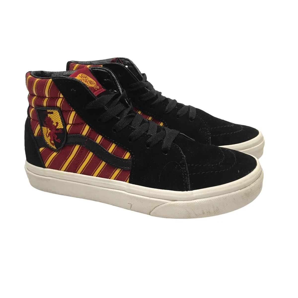 Vans X Harry Potter Gryffindor Kids SK8 Hi Tops Size 3 Sneakers Unisex Skate
