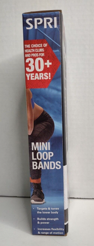 Spri - Mini Loop Bands Light, Medium & Heavy Resistance Bands 3-Pack - New - Picture 3 of 4