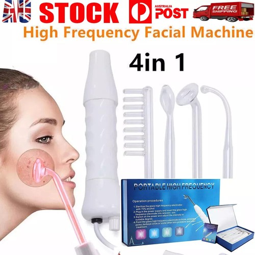 Portable High Frequency Skin Care Therapy Wand Machine Acne Treatment Handheld D - Picture 2 of 12