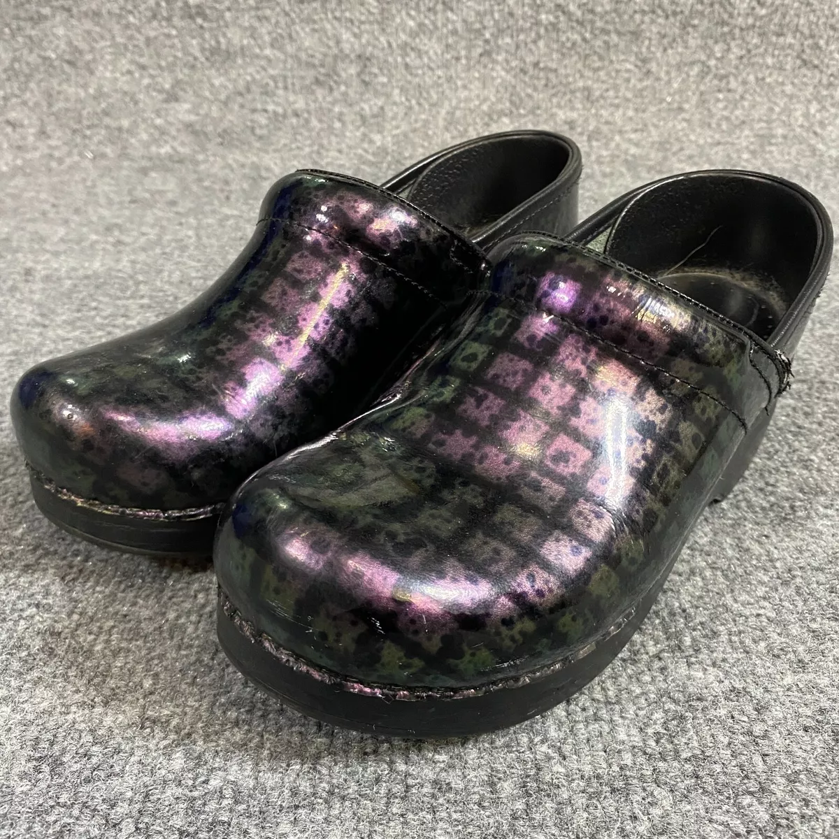 Dansko plaid clogs hotsell