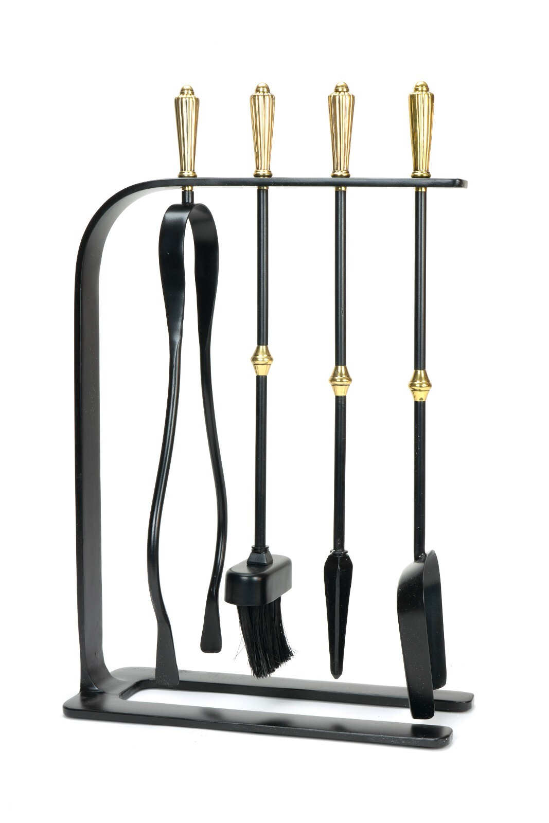 From The Anvil 47220 Matt Black Arc Fireplace Companion Set - Hinton Tools