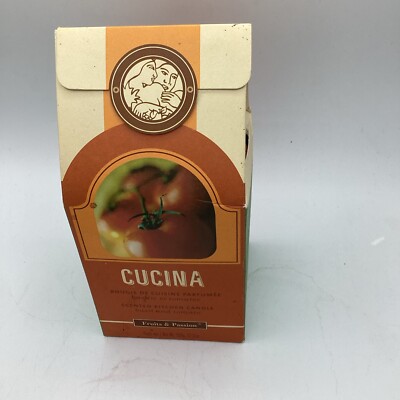 #CUCINA~ FRUITS & Passion Scented Kitchen Candle~ basil and tomato 12.3 OZ ~ NEW