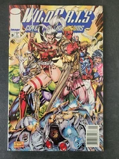 WILDCATS #5 (1993) IMAGE COMICS INCREDIBLE JIM LEE COVER & ART! RARE NEWSSTAND!