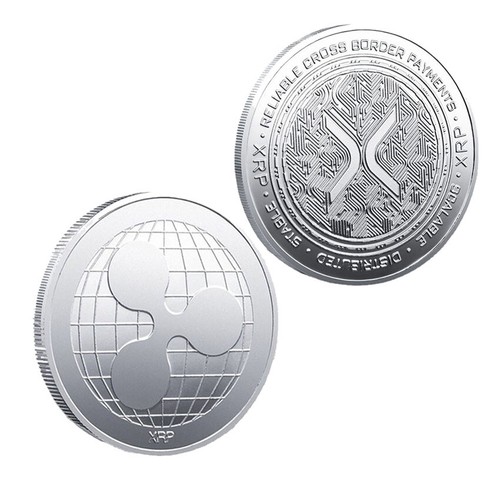 10PCS XRP Physical Crypto Ripple Coin Challenge Coin Gift Commemorative Medal - Picture 9 of 9