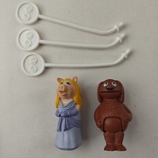 Vtg Fisher Price 1979 Jim Henson Muppet Show Players Miss Piggy Stick Puppet Lot