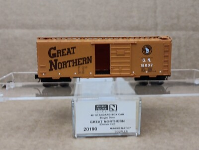 #ad Micro Trains #20190 Great Northern Boxcar N Scale $14.24