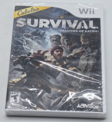 Cabela's Survival: Shadows of Katmai for Wii Fast Shipping! SEALED - LOOSE DISK