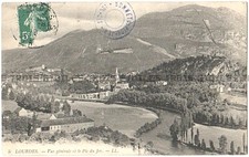 Lourdes Basilica Postcard 1920s France Catholic Pilgrimage Religious Artifact Us