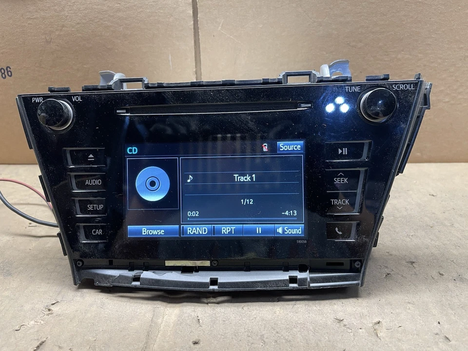 *Probado* Reproductor de CD radio AM FM Toyota Prius V 2012-2016 pantalla 86140-47211 #R55 Foto 2 de 4