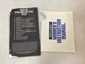 Virtua Fighter (Sega 32X, 1995) CIB Manual Reg Card Tested