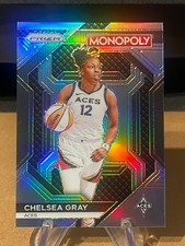๐ 2024 Panini Prizm Monopoly WNBA Light Blue Prizm /199 Chelsea Gray #WNBA12 ๐