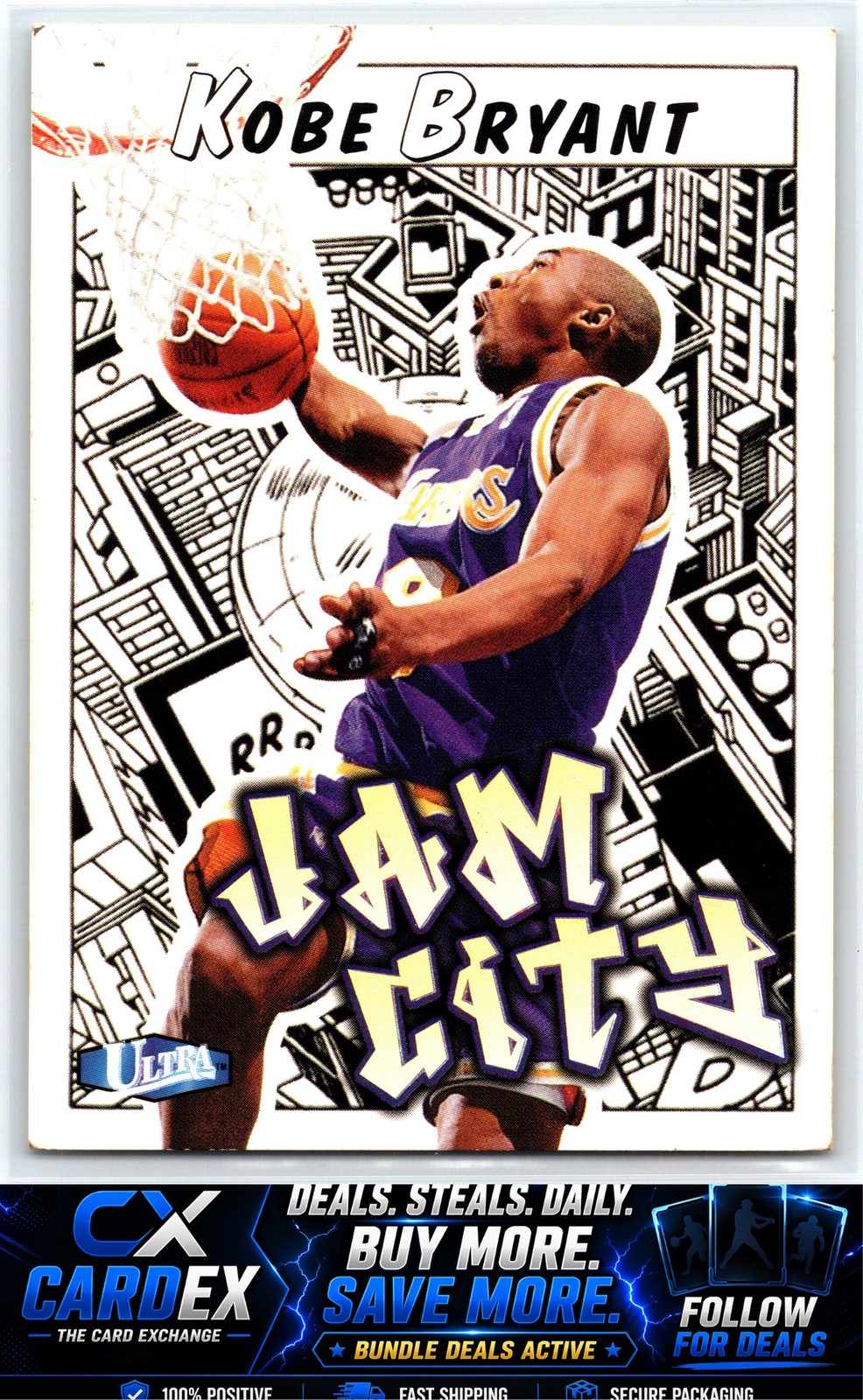 Kobe Bryant 1997 Fleer Ultra #18-JC Jam City Price Guide - Sports