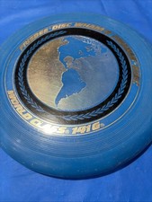 Vintage WHAM-O World Class Champion Blue Frisbee Flying Disc 141G 1980
