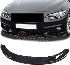 F�r BMW 4er F32 F33 F36 2014-2020 M Paket Frontlippe Front Spoiler Lippe Schwarz