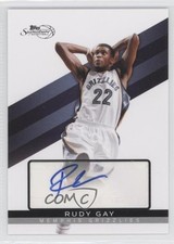 2008-09 Topps Signature Auto 2579/3640 Rudy Gay #TSA-RG Auto n4h