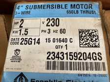 2343159204GS Franklin 2HP 4 Submersible Water...