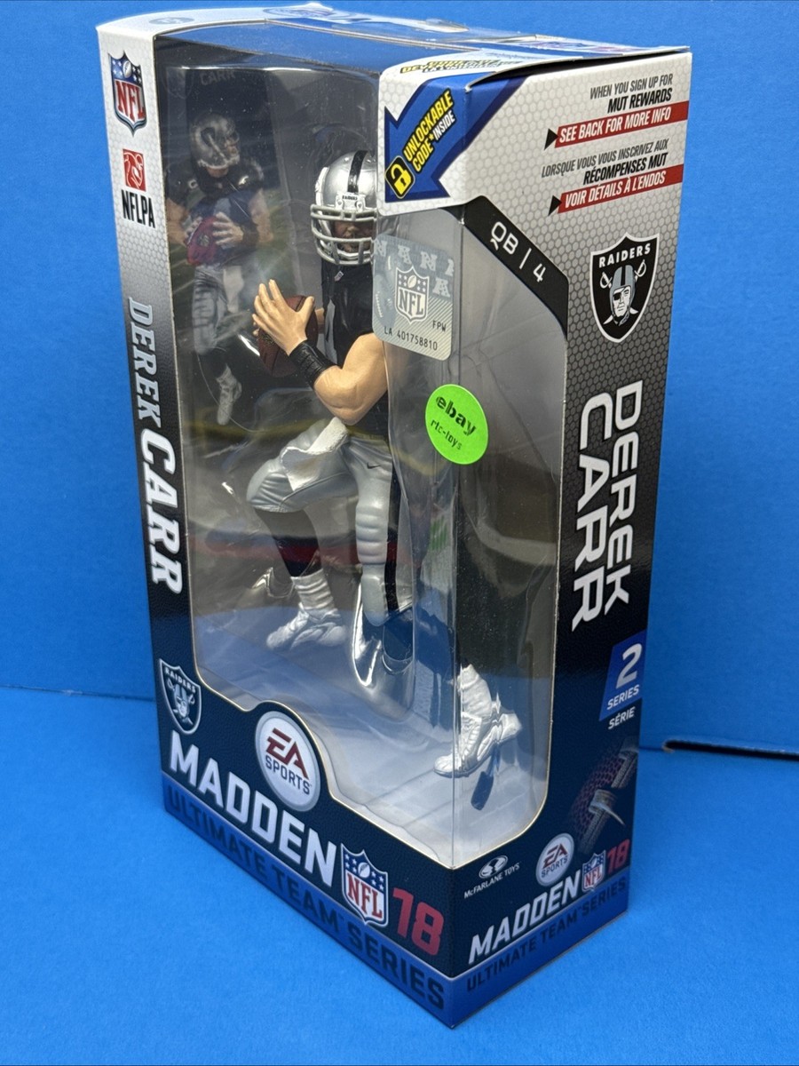McFarlane NFL Madden 18 Series 2 Derek Carr Oakland Raiders Black