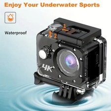 PRO CAM SPORT WIFI 4K 16 MP ULTRA HD ACTION CAMERA 4K VIDEOCAMERA SUBACQUEA