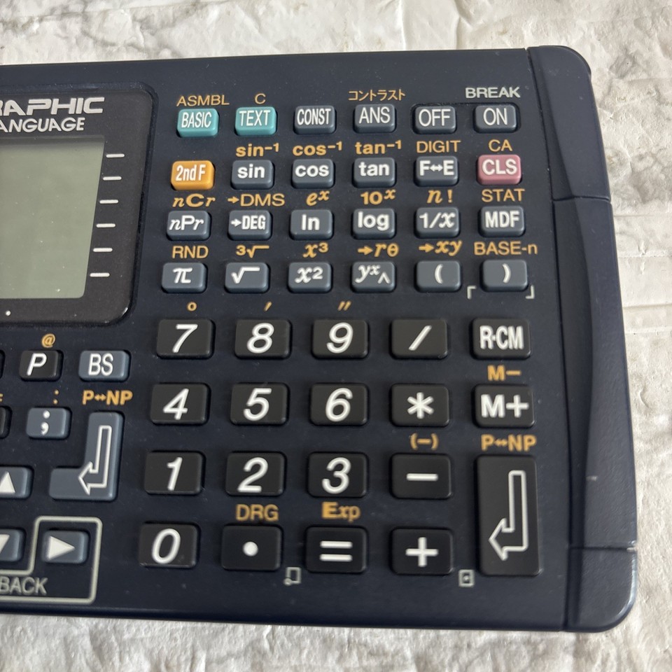 Sharp Function SHARP PC-G850V Pocket computer PC Function Calculator Tested | eBay