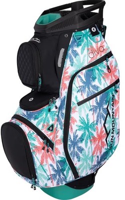New Sun Mountain Golf Ladies Diva Cart Bag Black/Palm