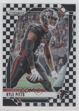 2024 Panini Prizm Black & White Checker Prizm Kyle Pitts #13 05cr