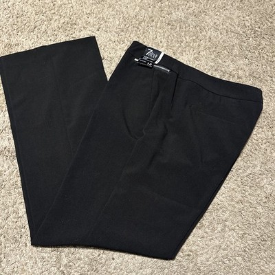 ny & co dress pants NY & Co 7th Ave Suiting Stretch Straight Leg Black Dress Pants Womens Sz  12P $50