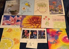 Lot A 10 Assorted GET WELL Greeting Cards with Great Designs NEW by Current
