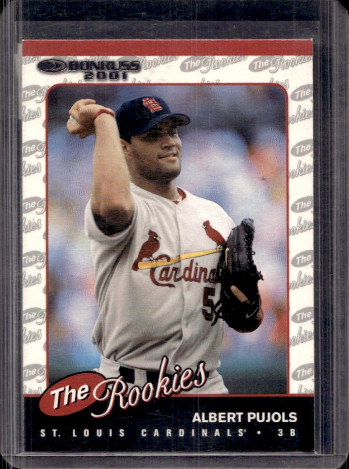 2001 Donruss Albert Pujols Baseball's Best The Rookies Silver RC #R97 Cardinals