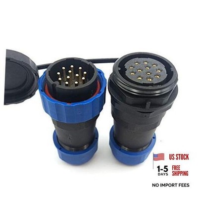 SD28 28MM 12Pin Pair Industrial Power 12-Pin Pair-Plug(male)&Socket(female)