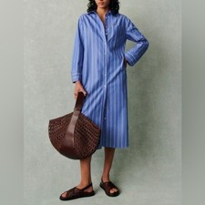 Sézane Tymea Midi Shirt Dress FR38/US6