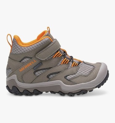MERRELL trail chaser sneaker gunsmoke orange kid s size 7 