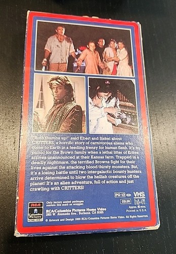 Critters (80’s VHS) Rare Vintage Horror Sci-Fi Cult Classic Movie - Picture 3 of 7