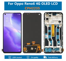OLED For Oppo Reno6 4G CPH2235 LCD Touch Screen Digitizer Assembly Replacement